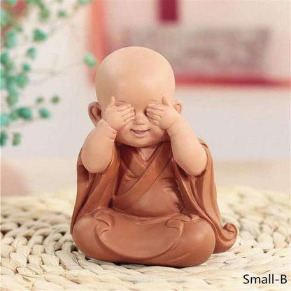 Little Monk Sculpture Meditation