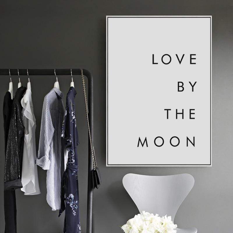 Live By The Sun Love By The Moon Canvas Posters