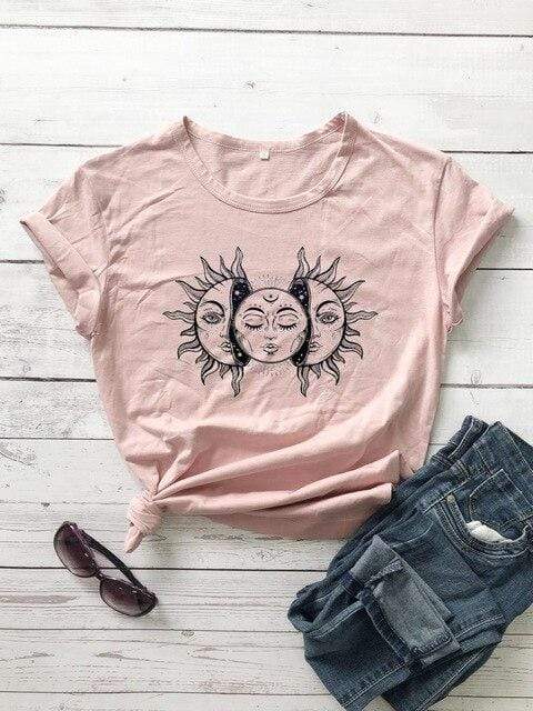 Live By The Sun Love By The Moon Graphic Tee