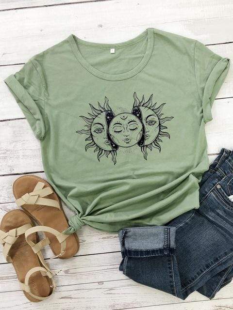 Live By The Sun Love By The Moon Graphic Tee