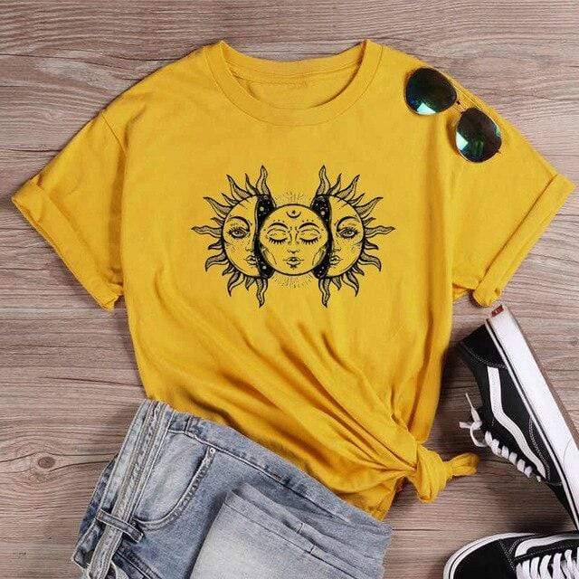 Live By The Sun Love By The Moon Graphic Tee