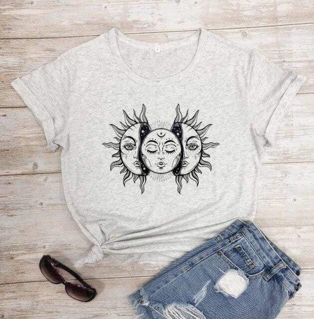 Live By The Sun Love By The Moon Graphic Tee