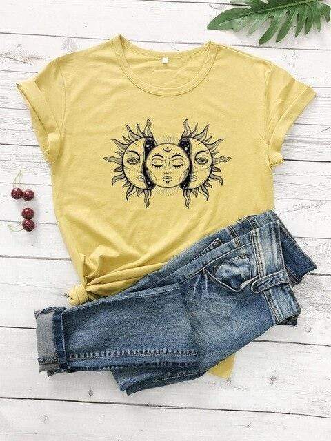 Live By The Sun Love By The Moon Graphic Tee