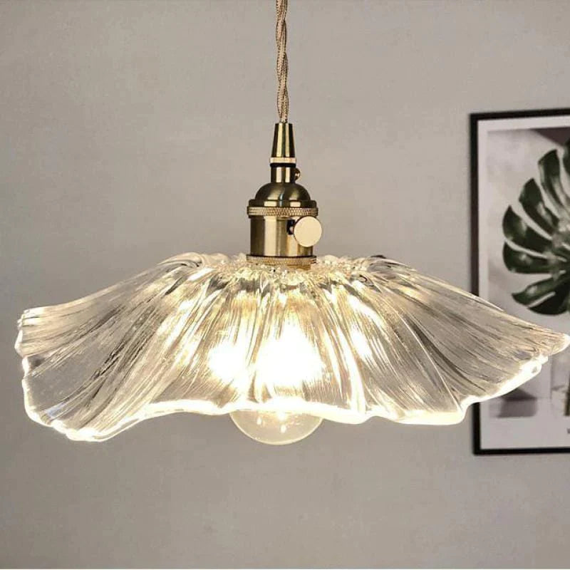 Lotus Glass Lamp