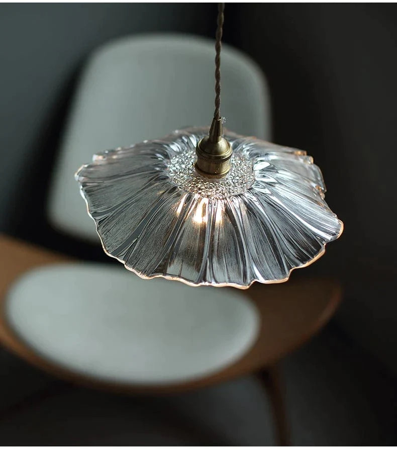 Lotus Glass Lamp