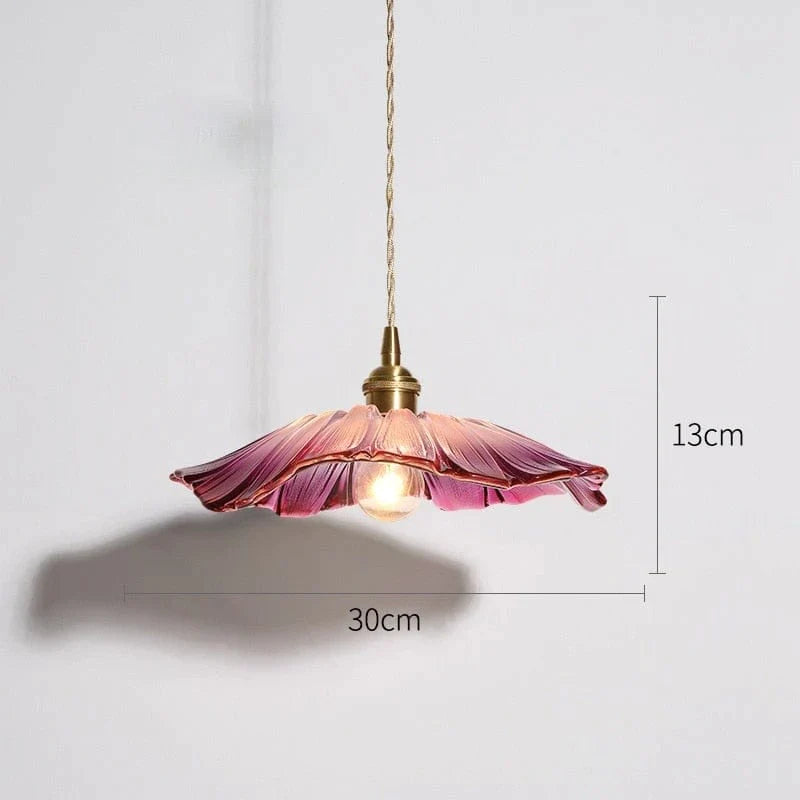 Lotus Glass Lamp