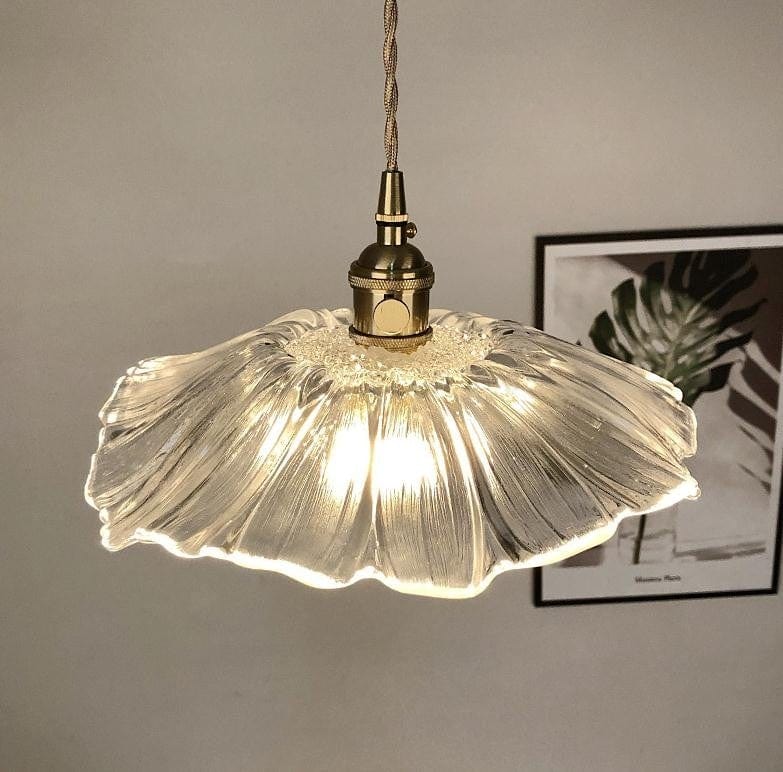 Lotus Glass Lamp