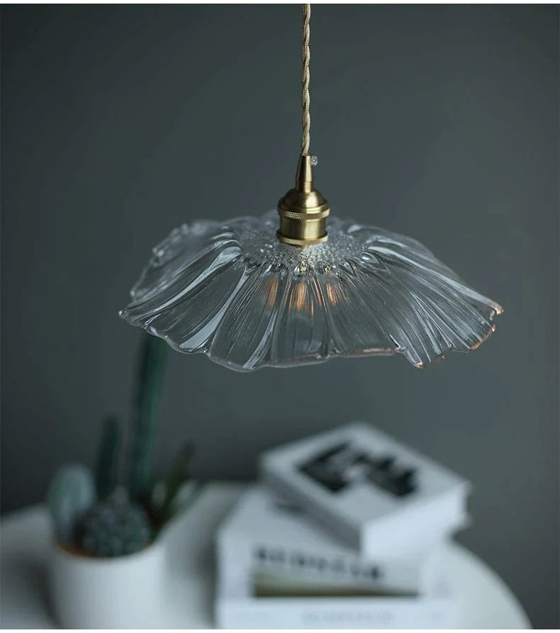 Lotus Glass Lamp