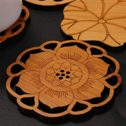 Lotus Shaped Coasters