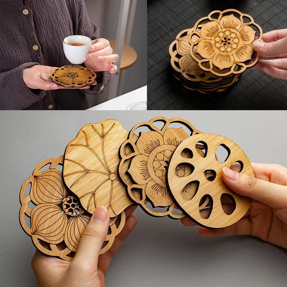 Lotus Shaped Coasters