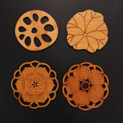 Lotus Shaped Coasters