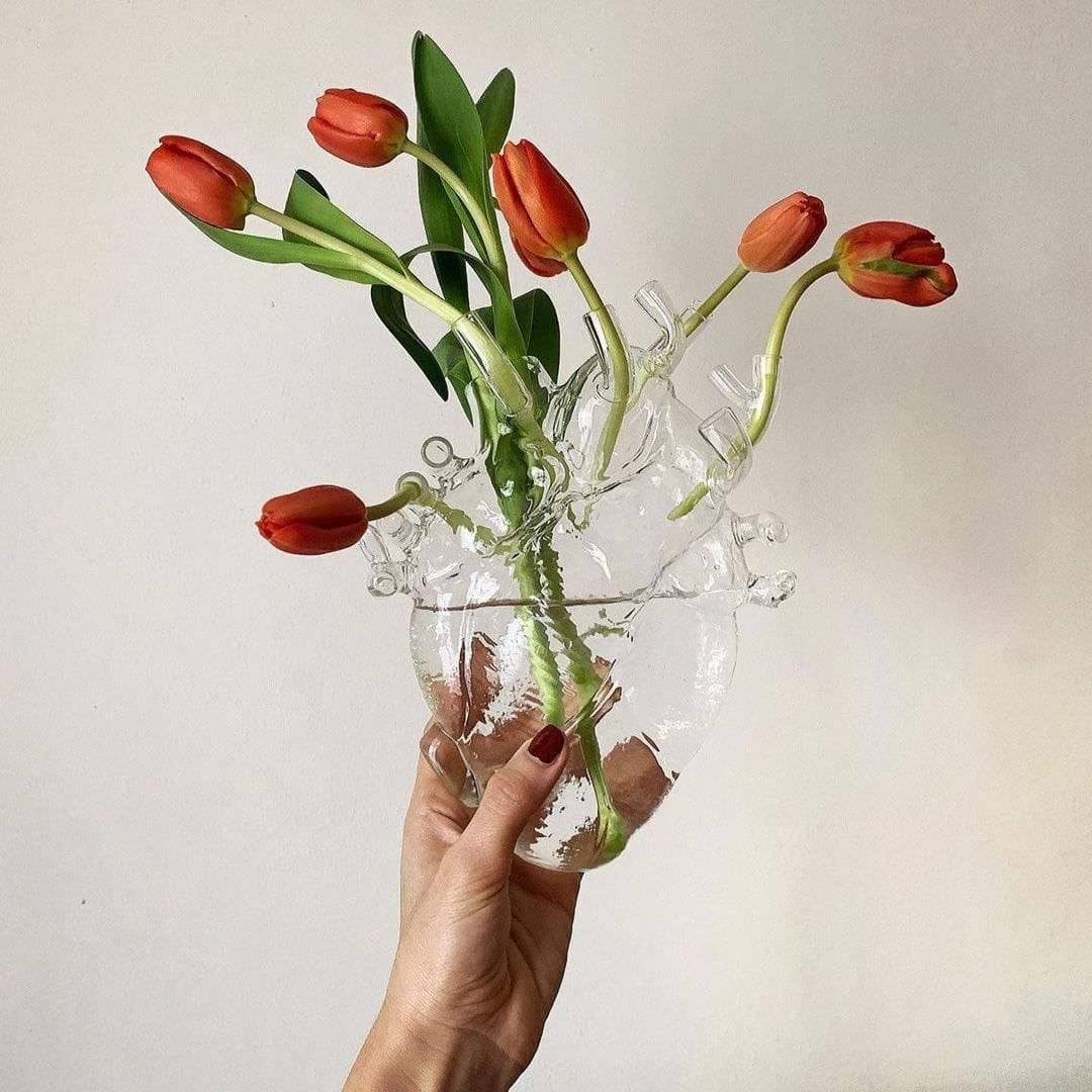 Love in Bloom Glass Vase