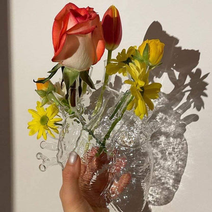 Love in Bloom Glass Vase