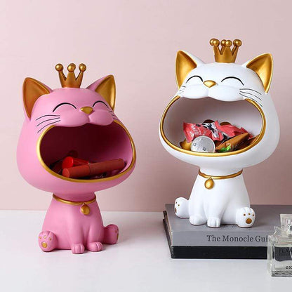 Lucky Cat Storage Sculpture