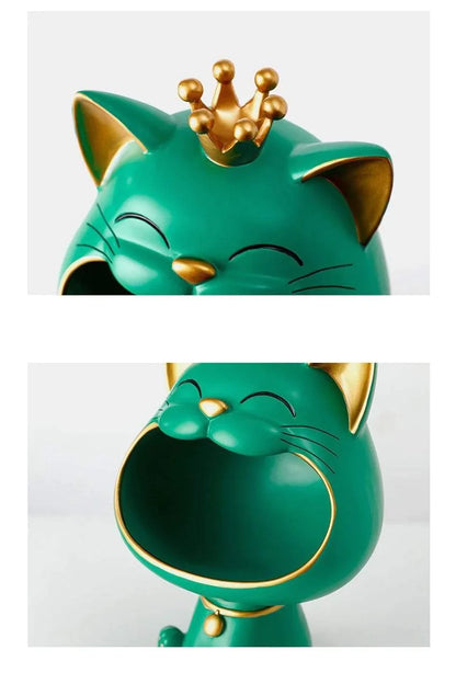 Lucky Cat Storage Sculpture