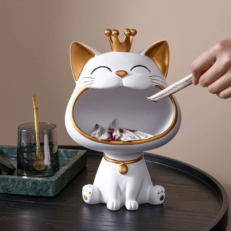 Lucky Cat Storage Sculpture