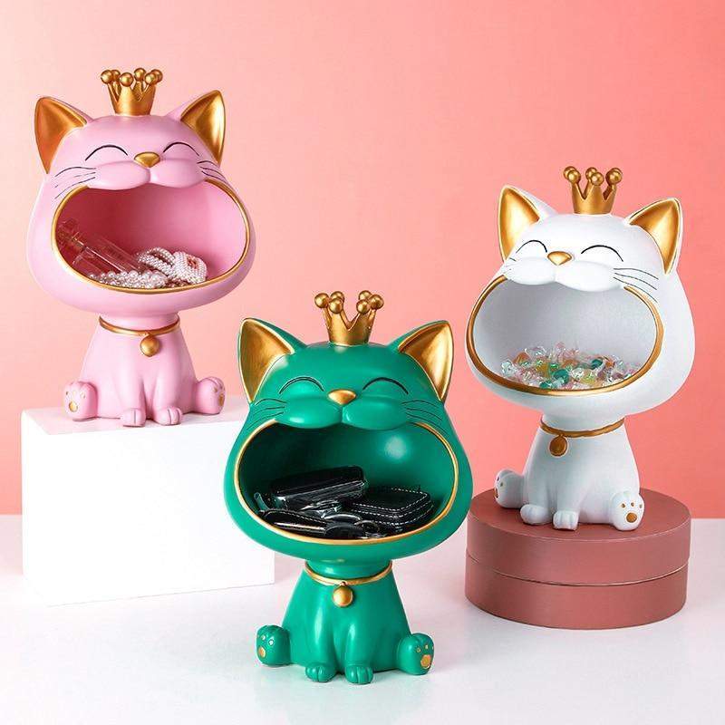 Lucky Cat Storage Sculpture