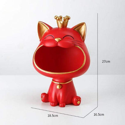 Lucky Cat Storage Sculpture