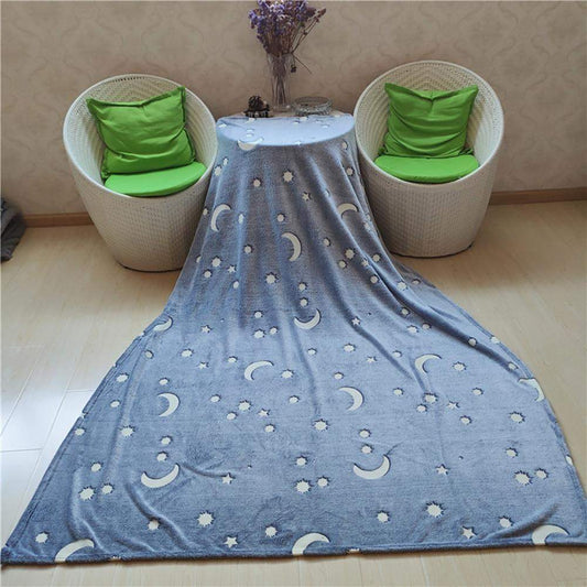 Luminus Moon Fleece Blanket Blankets & Throws