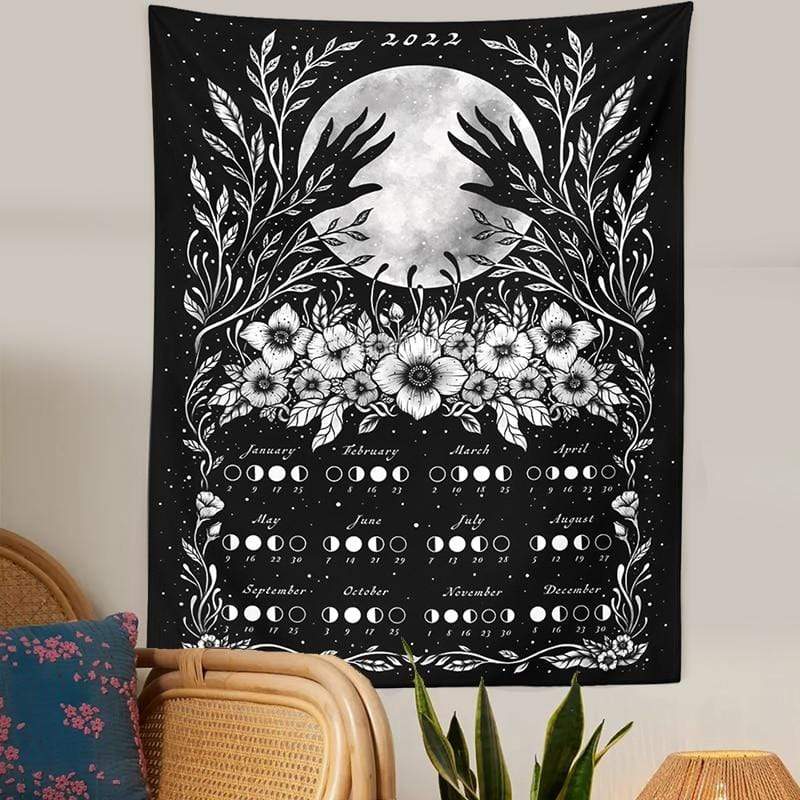 Luna Calendar 2022 Tapestry