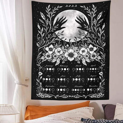 Luna Calendar 2022 Tapestry