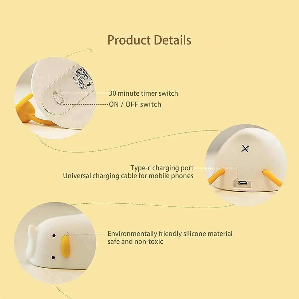 Lying Duck Night Light