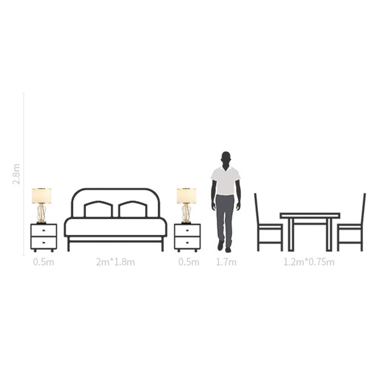 BAJE-2551   Modern Table Lamp