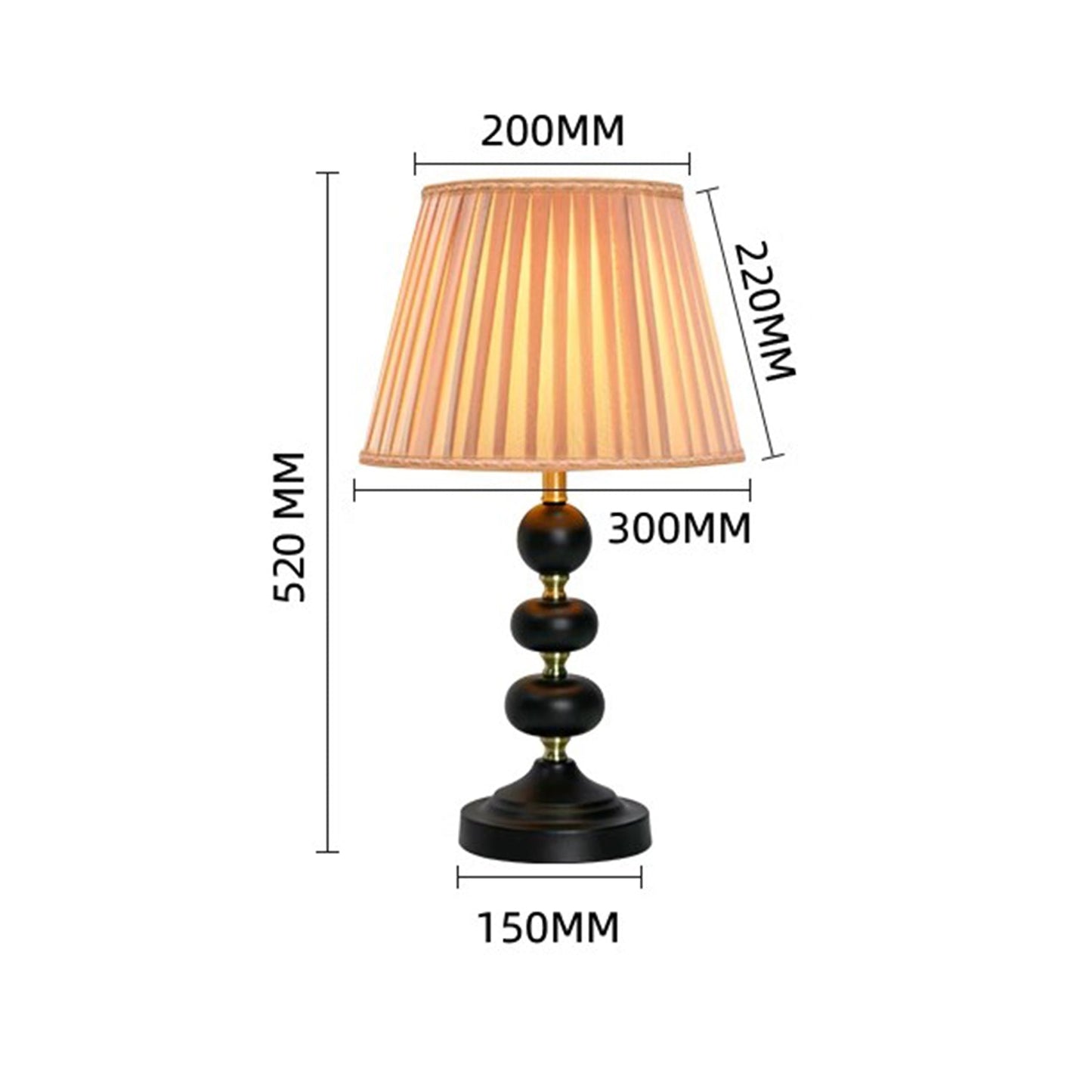 BAJE-2556  Mid-Century Table Lamp