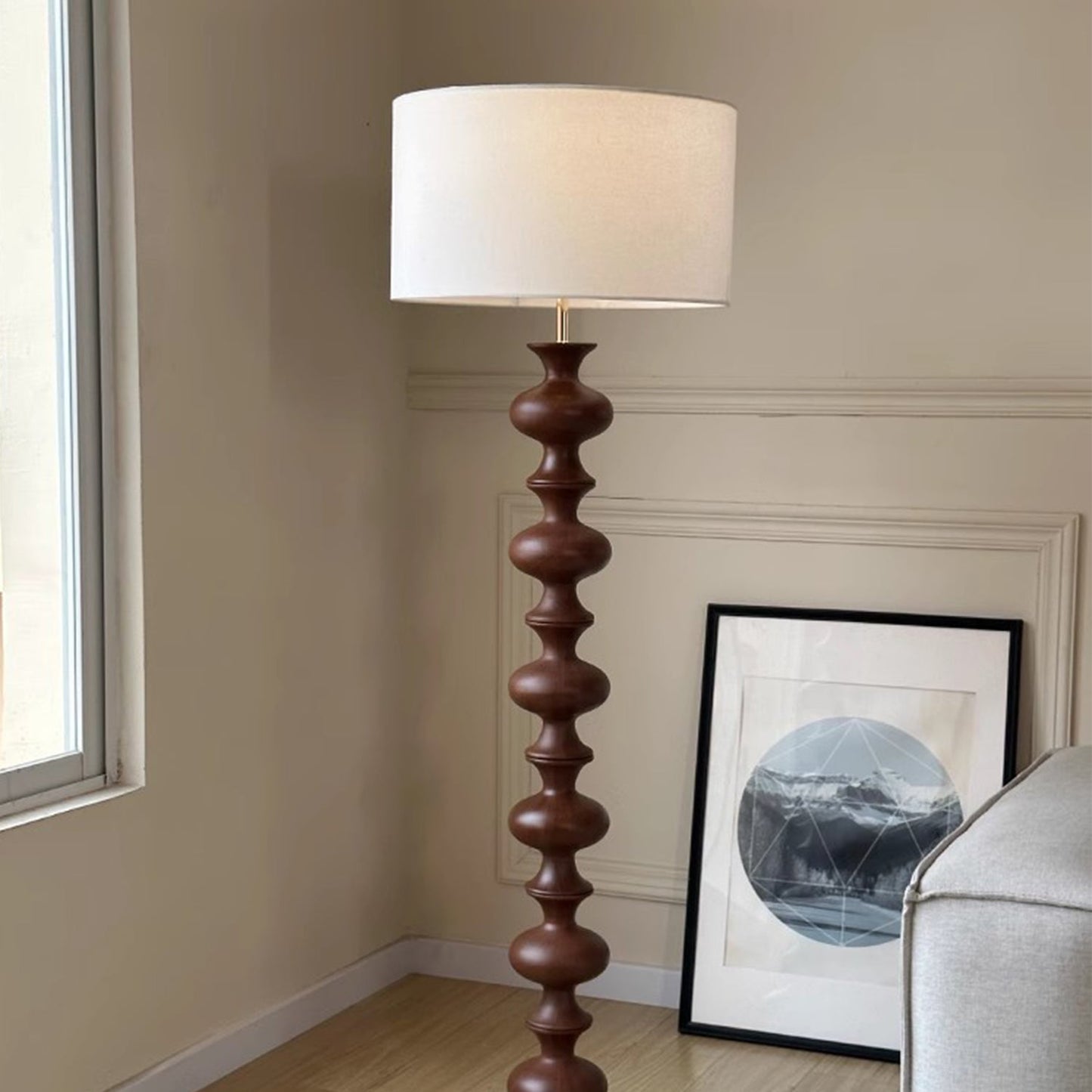 BAJE-2579  Mid Century Floor Lamp