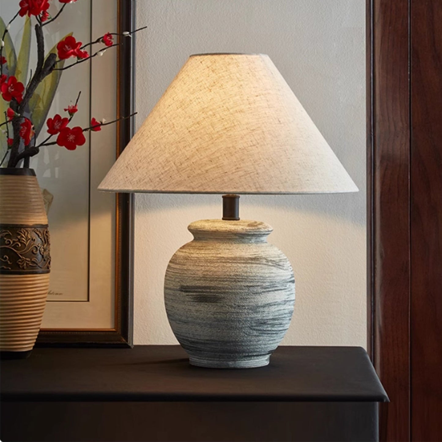 BAJE-2594  Japandi Ceramic Table Lamp