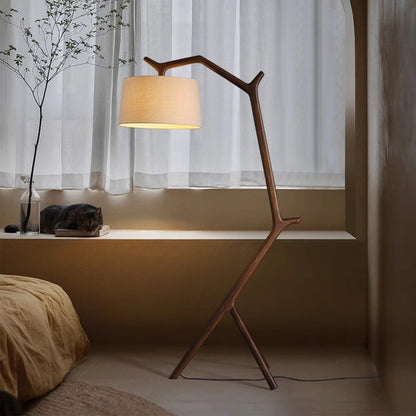 BAJE-2596  Modern Solid Wood Standing Lamp