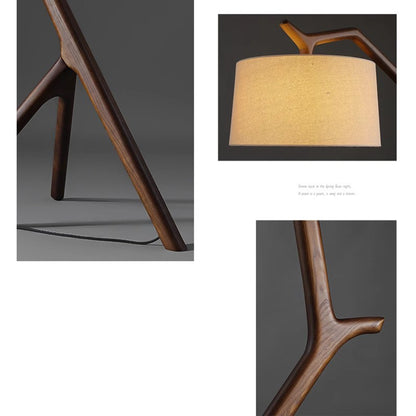 BAJE-2596  Modern Solid Wood Standing Lamp