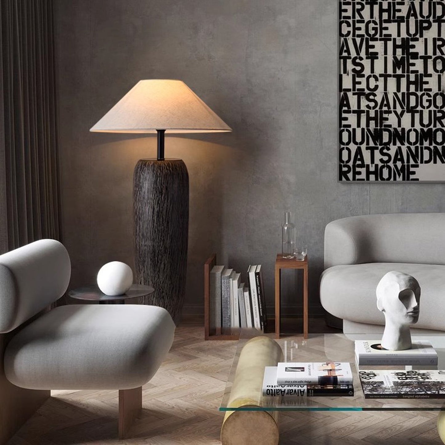 BAJE-2605  Japanese Floor Lamp