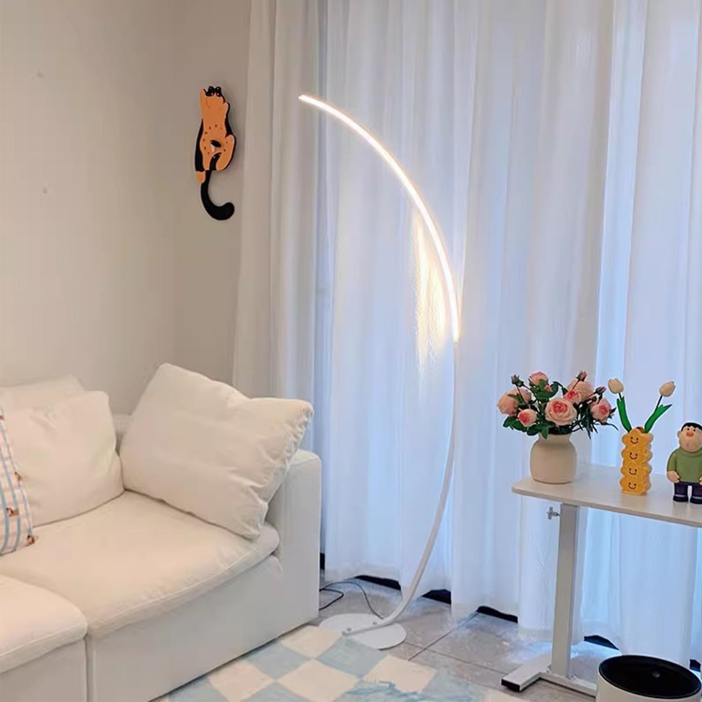 BAJE-2625  Half Moon Standing Lamp