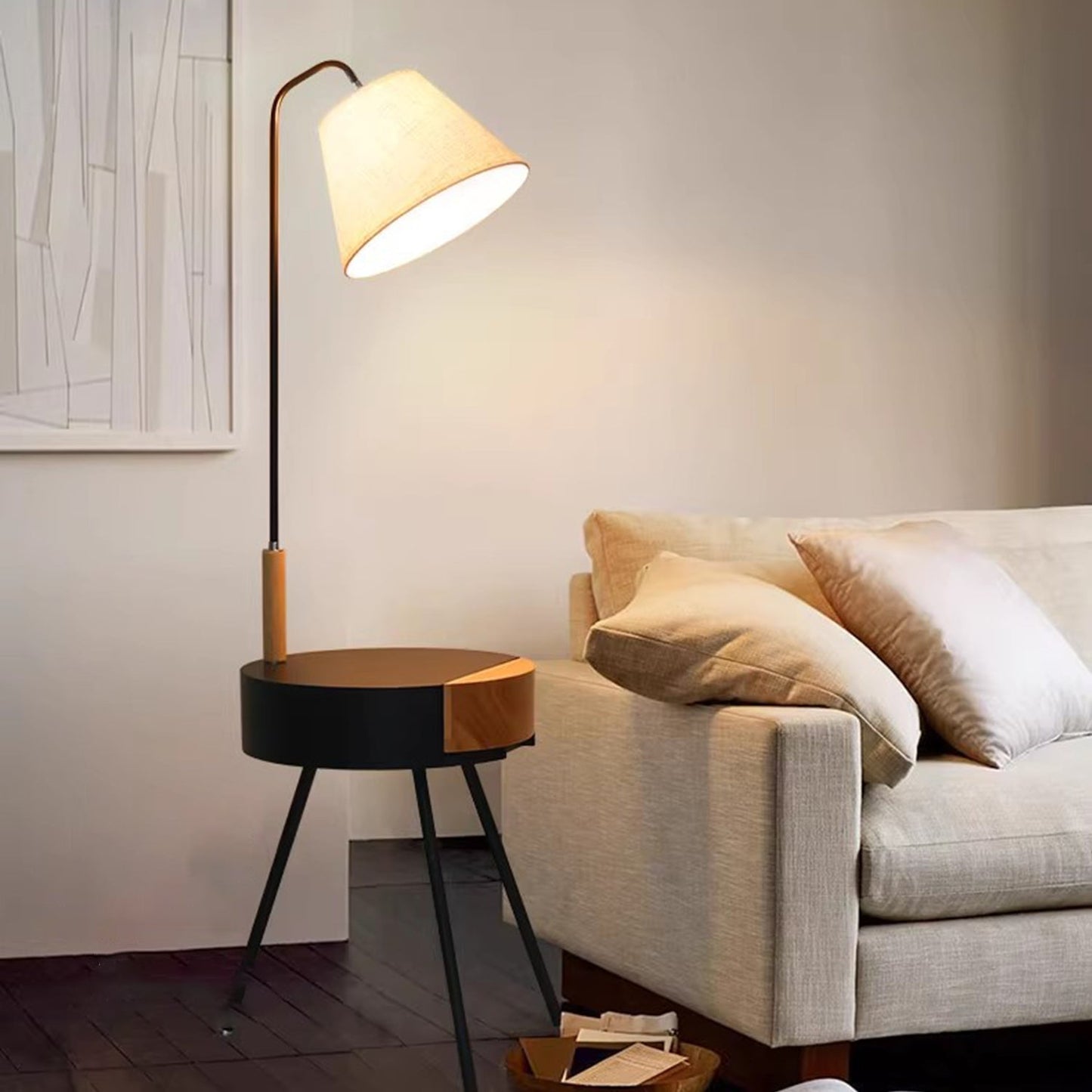 BAJE-2626  Scandinavian Side Table Lamp