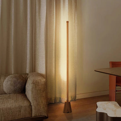 BAJE-2632  Minimalist Solid Wood LED Floor Lamp