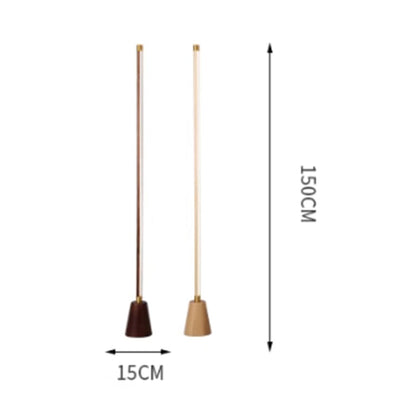 BAJE-2632  Minimalist Solid Wood LED Floor Lamp