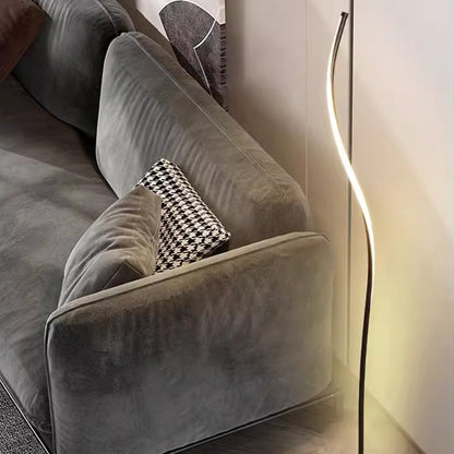 BAJE-2635  Contemporary Minimalist LED Swirl Standing Lamp