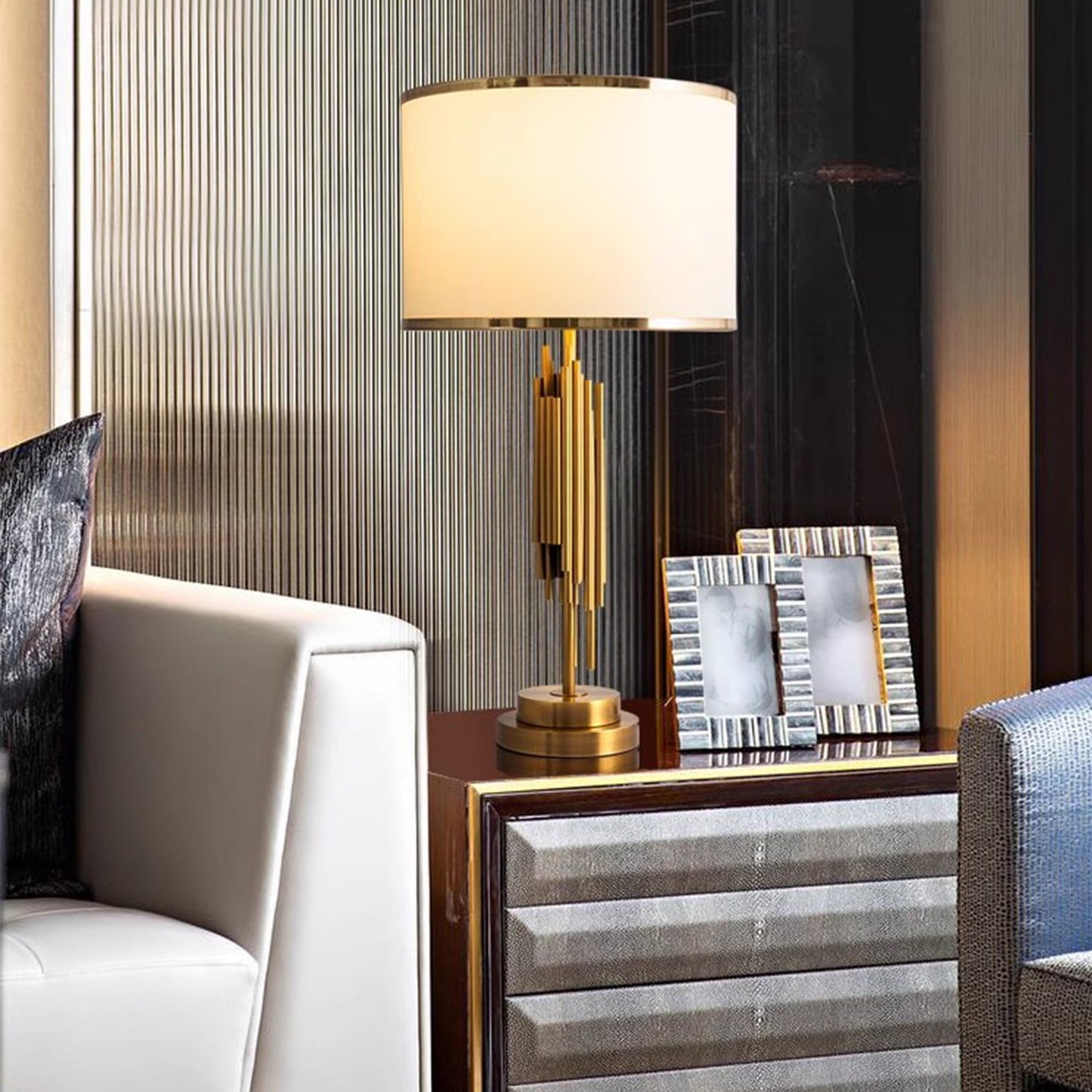 BAJE-2636  Luxury Gold Table Lamp