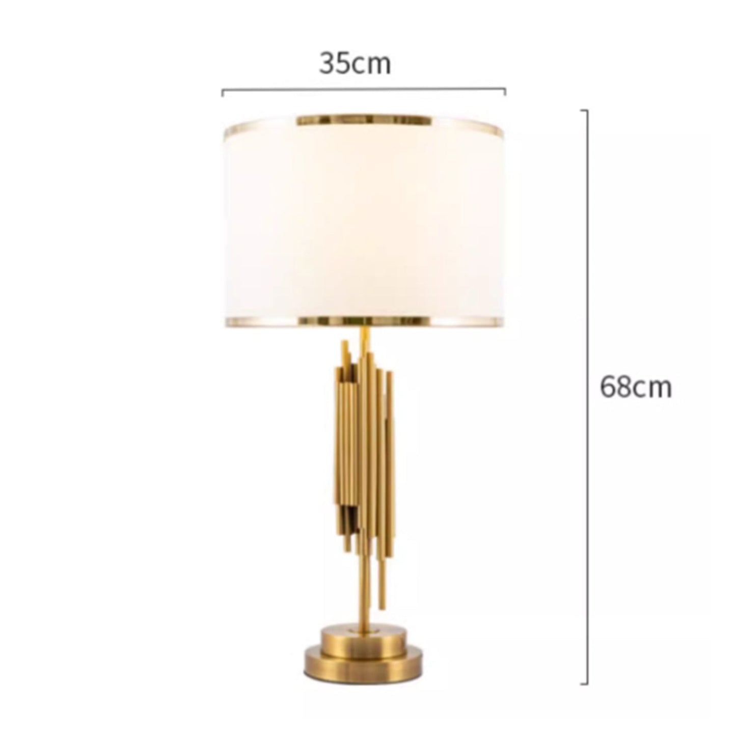BAJE-2636  Luxury Gold Table Lamp