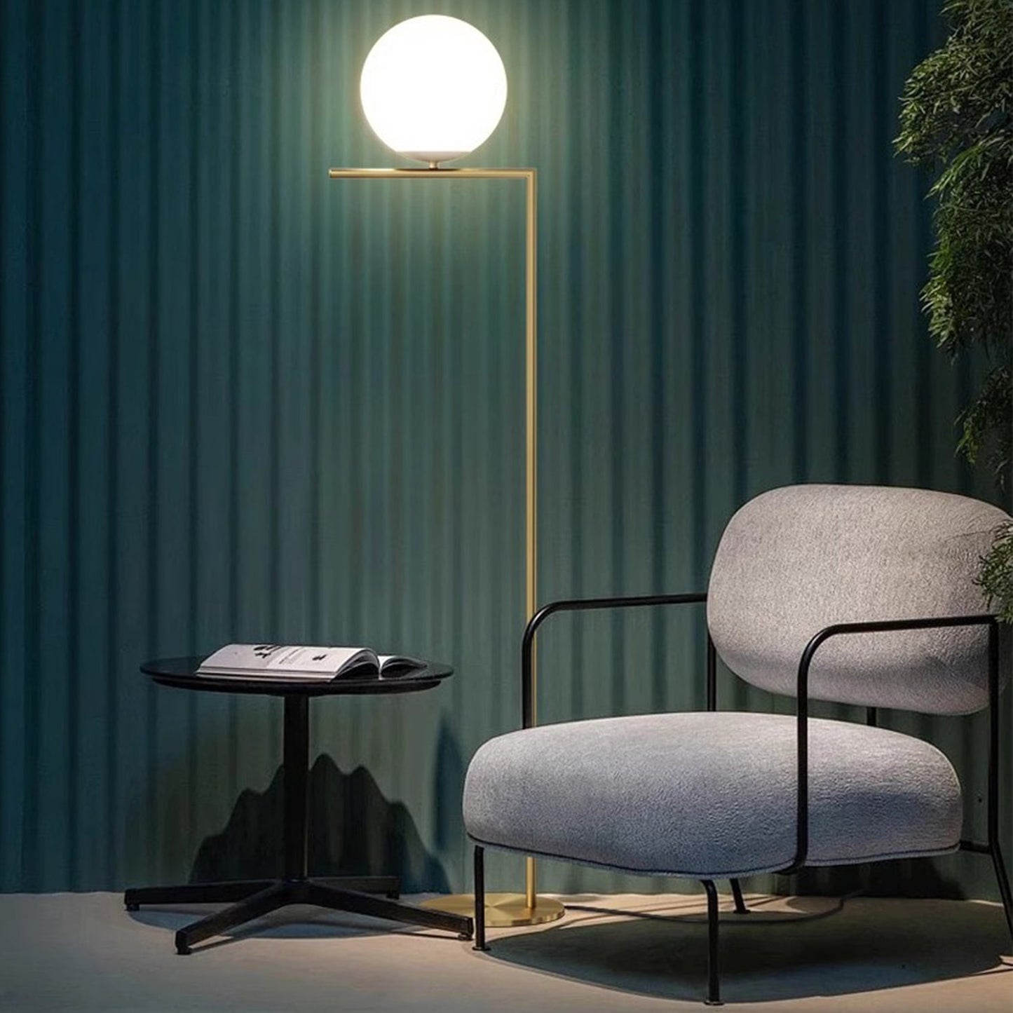 BAJE-2638  Full Moon Contemporary LED Table Lamp