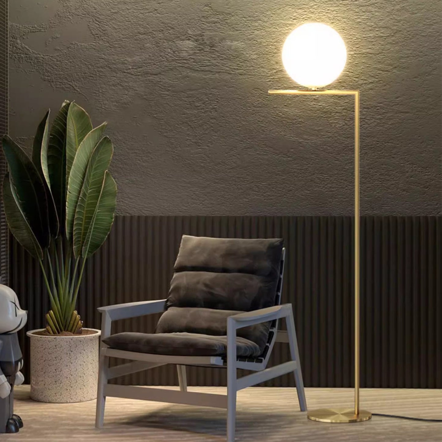 BAJE-2638  Full Moon Contemporary LED Table Lamp