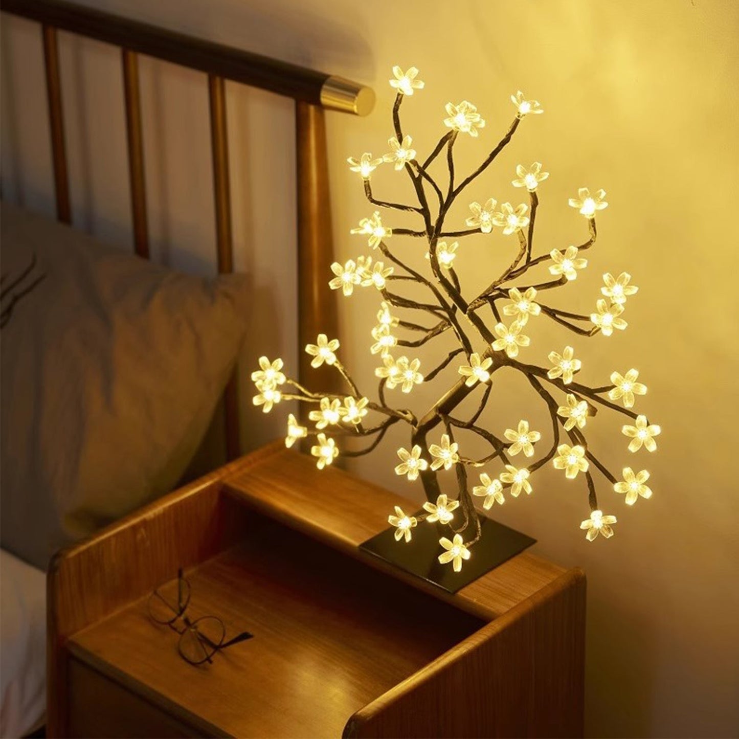 BAJE-2651  Spring Blossom Bedside Table Lamp