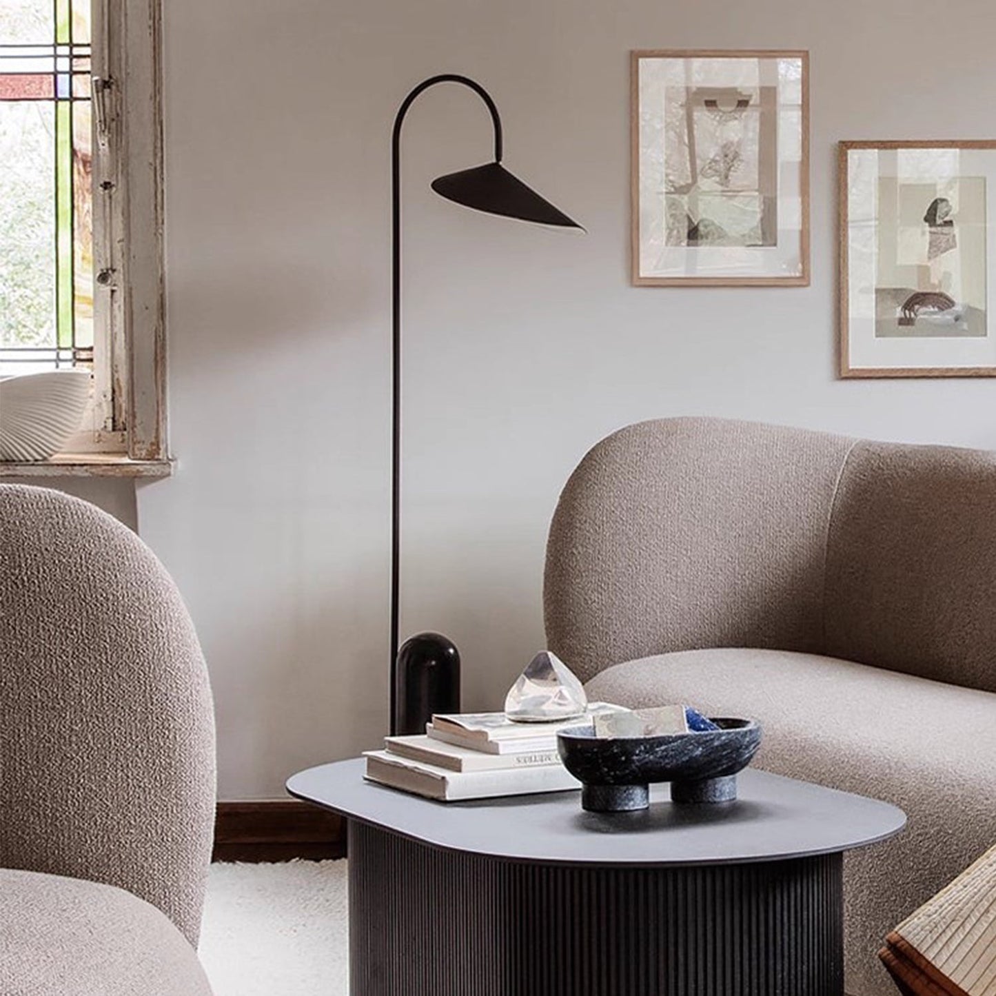 Lampadaire moderne en marbre BAJE-3357