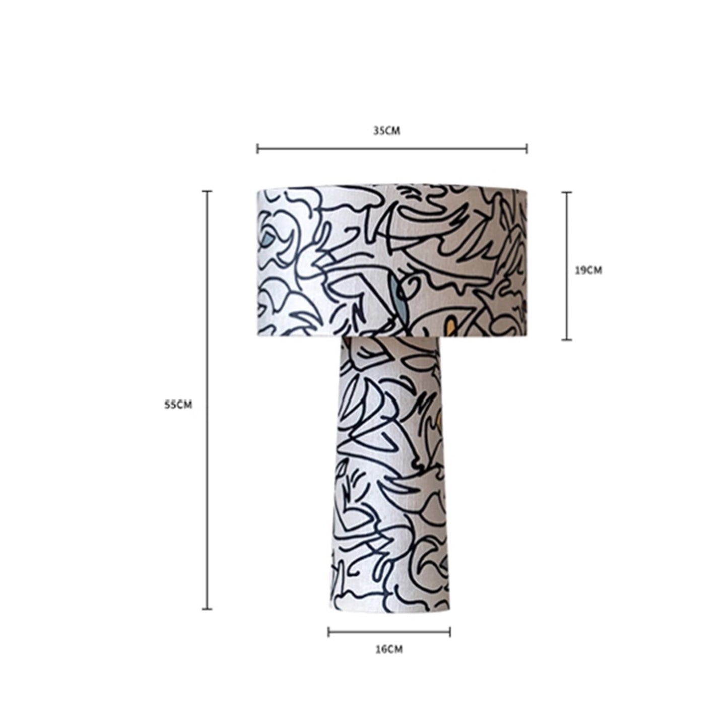 BAJE-3457  Parisian Table Lamp