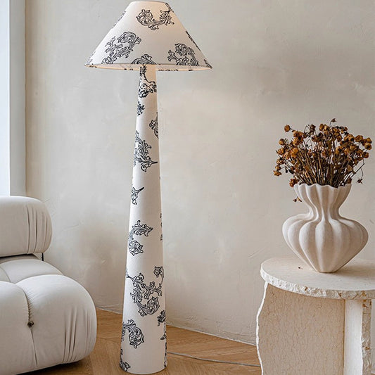 BAJE-3458  Parisian Fabric Floor Lamp