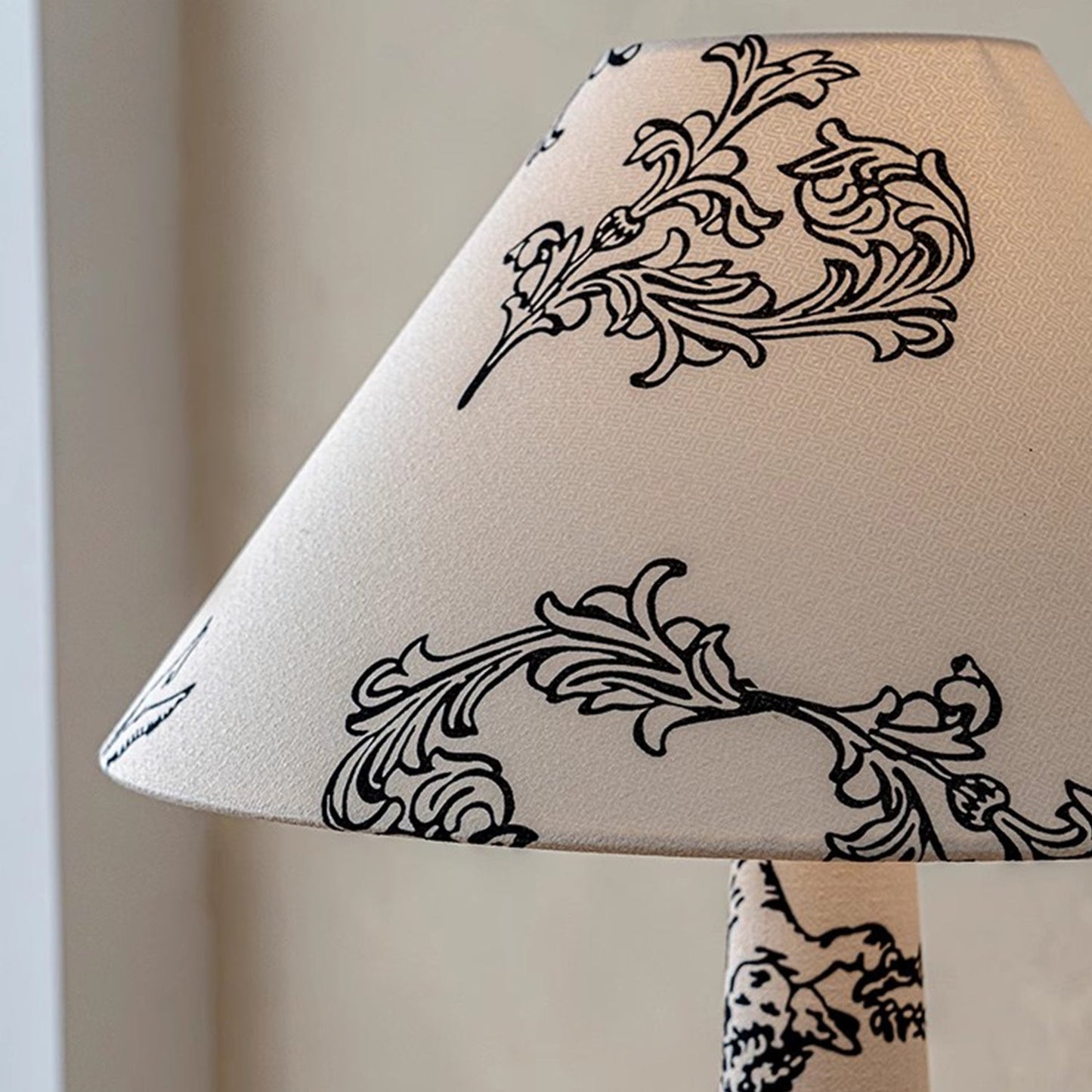 BAJE-3458  Parisian Fabric Floor Lamp