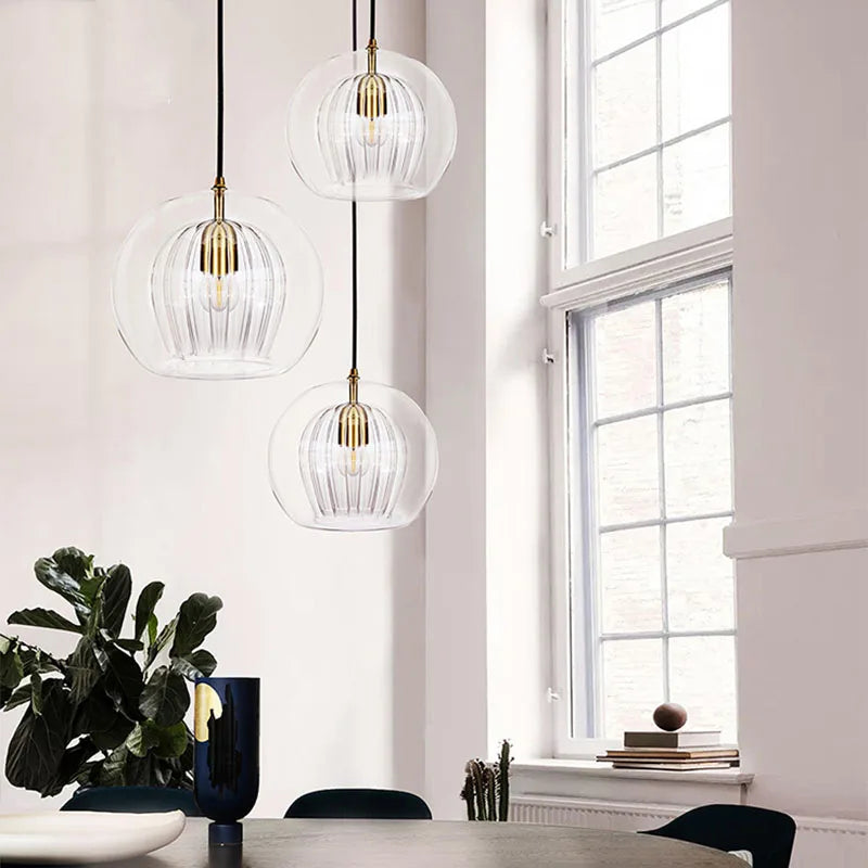 Nordic Double Glass Pendant Light