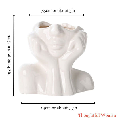 Ensemble de vases en céramique chic (2 vases)