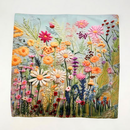 Flower Fields Cushion Cover (BLACKLIST)